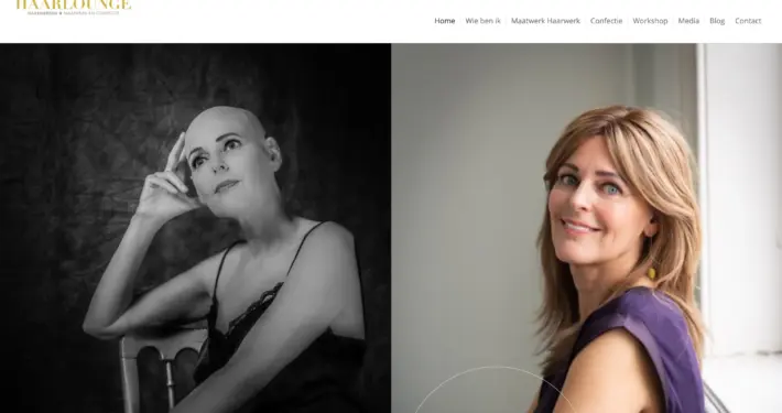 Haarlounge webdesign project